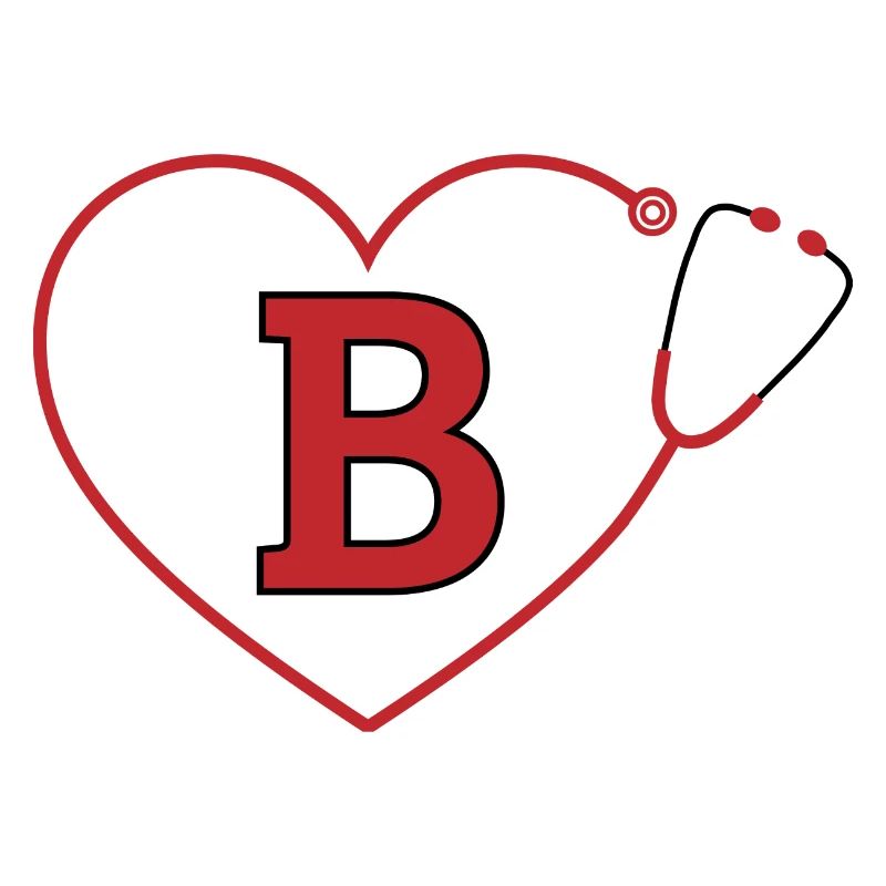 Letter B Stethoscope