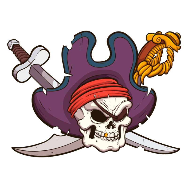 Piratenschädel