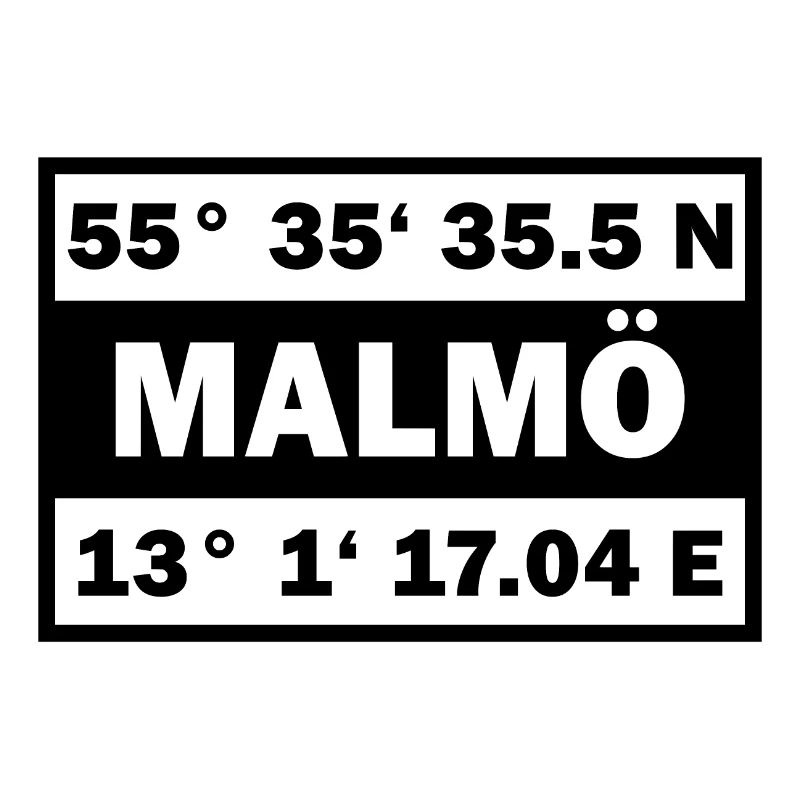 Malmö Coordinates City Sweden Malmö