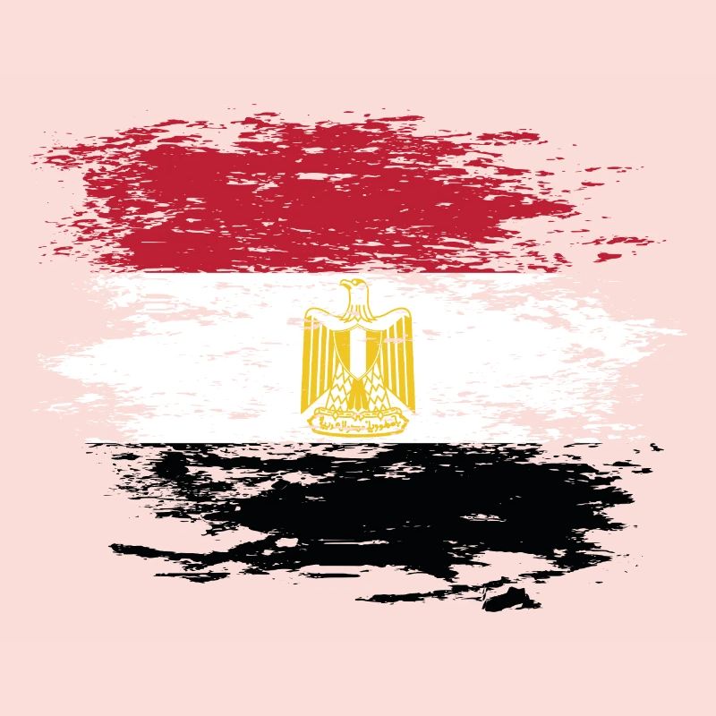 Drapeau égyptien utilisé