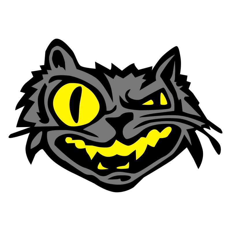 angry cat head