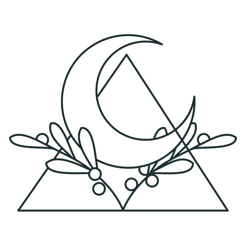 triangle croissant de lune