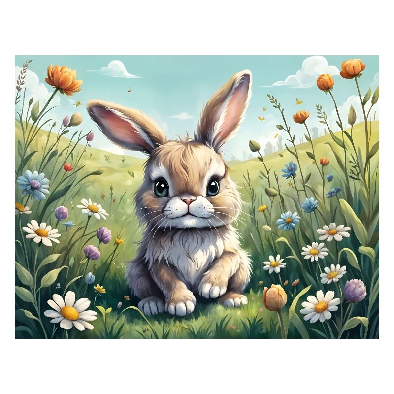 Mignon petit lapin de Pâques