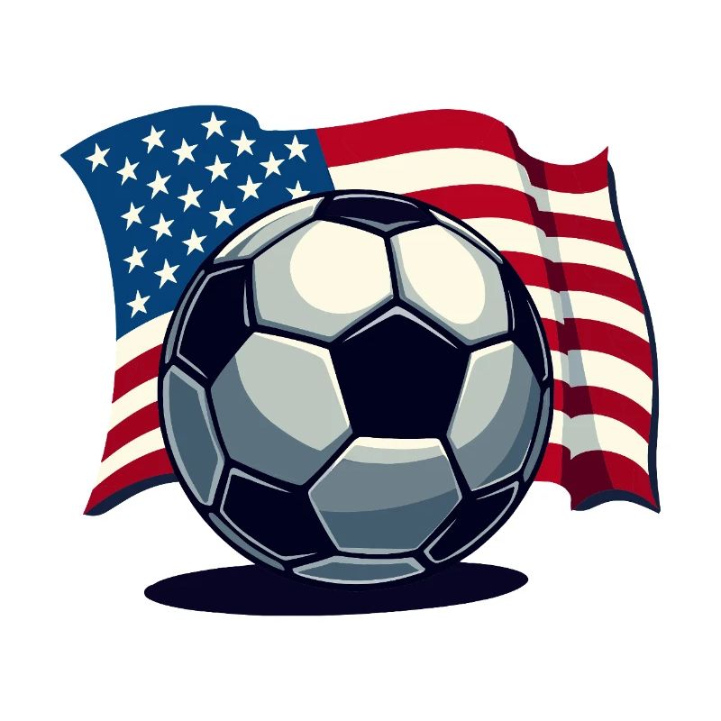 Coupe du monde USA Soccer Soccer America Drapeau