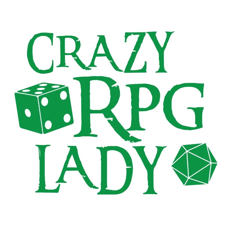 Dame RPG folle avec des dés