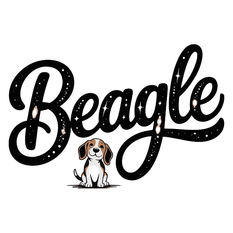 Beagle - Logo d’animal de compagnie cool