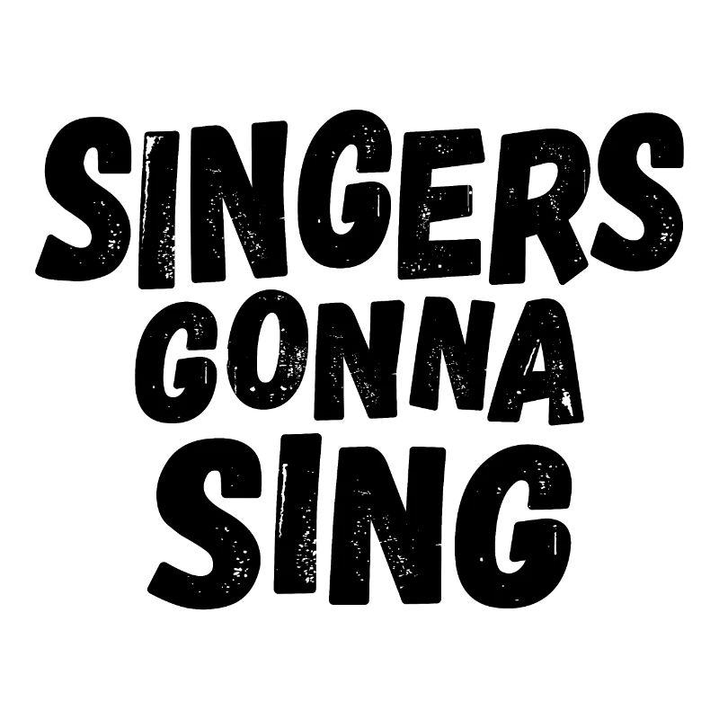 Singers going to sing