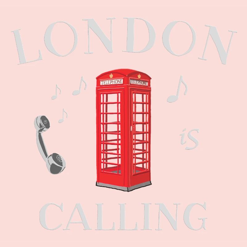 London is calling, England, red phone booth