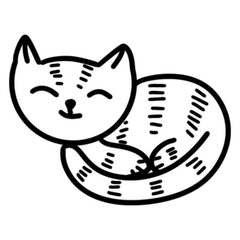 Snoozing Kitty (Tiger)