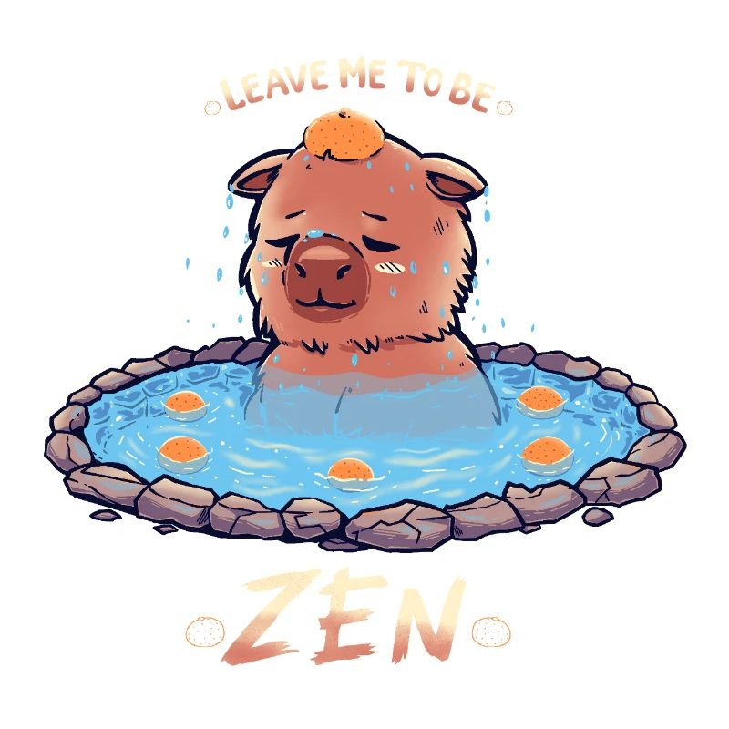 Ich möchte Zen Capybara sein
