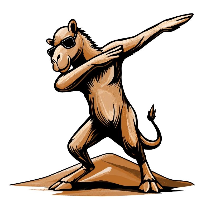 Dabbing Camel. Flair arabe dans le désert de Dubaï