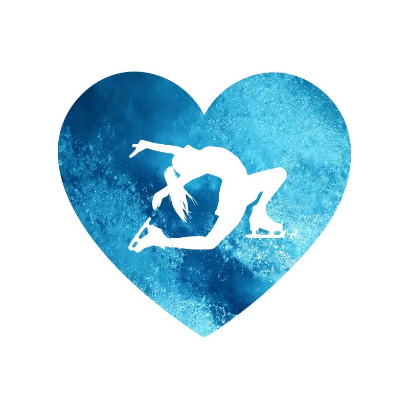 Figure Skating Heart Ice Dancer