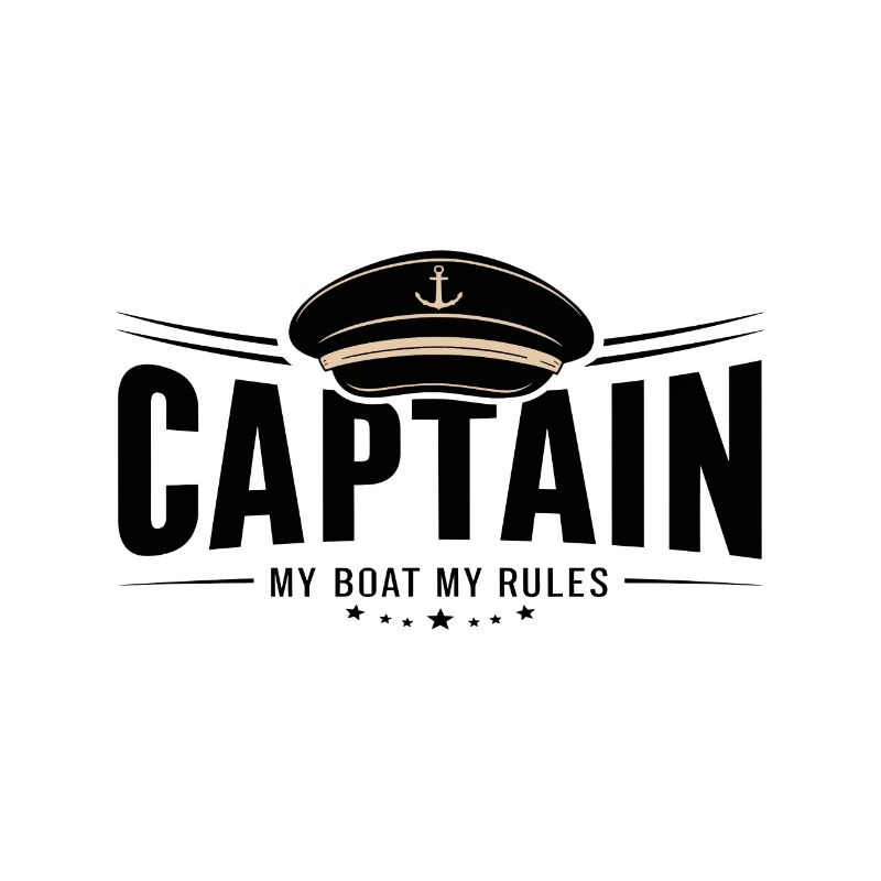 Capitaine Capitaine - Mon Bateau Mes Règles Citation