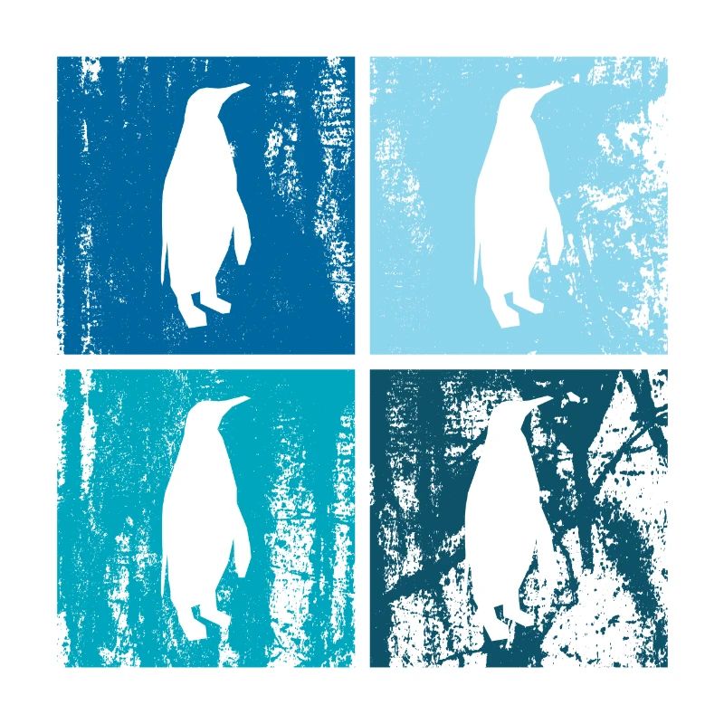 4 x Kaiserpinguin