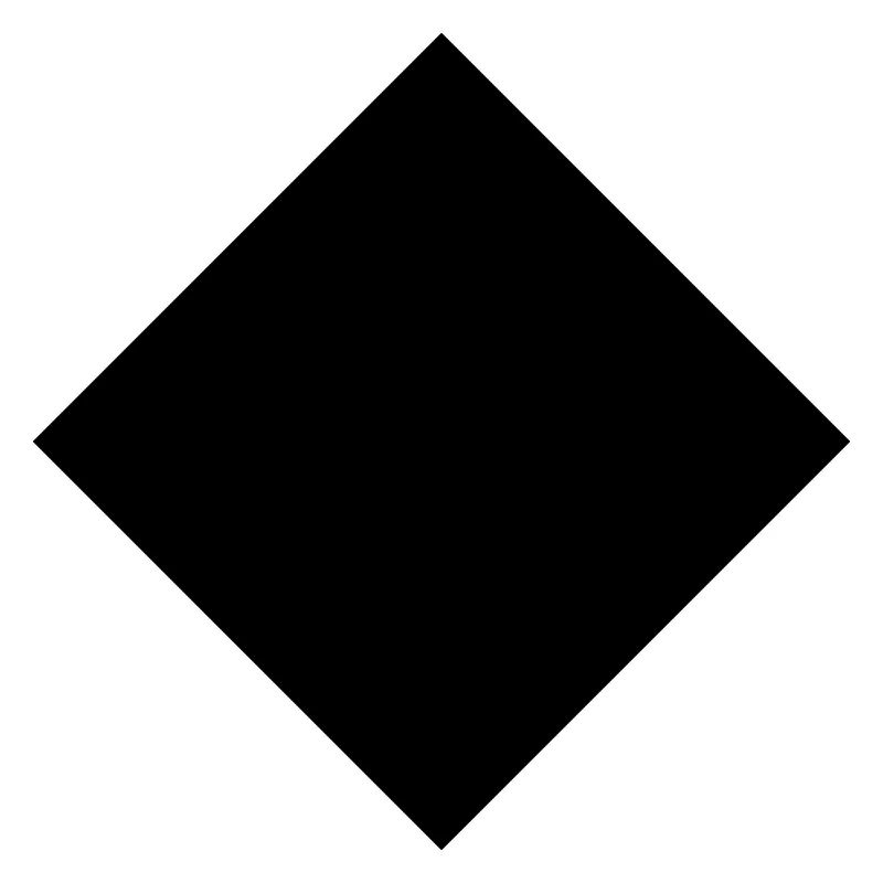 Rectangle cadeau, géométrie surface carré noir