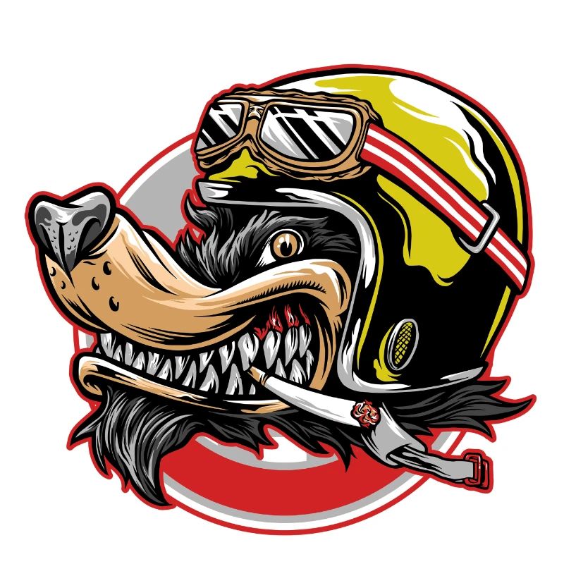 Biker Hund