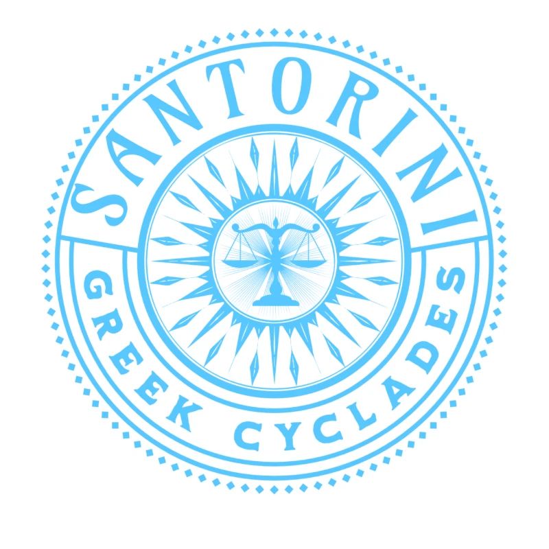 Santorini Greek Cyclades Pattern