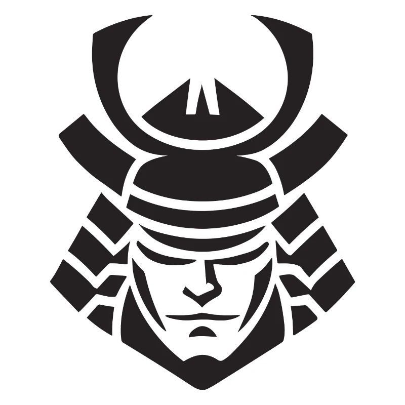 Casque de samouraï Logo Katana Épéiste