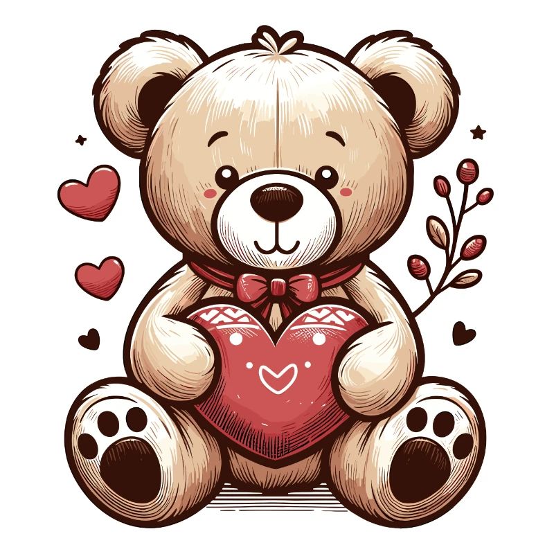 TEDDY BEAR, TEDDY BEAR, SOFT TOY, CUDDLE, SOFT HEART