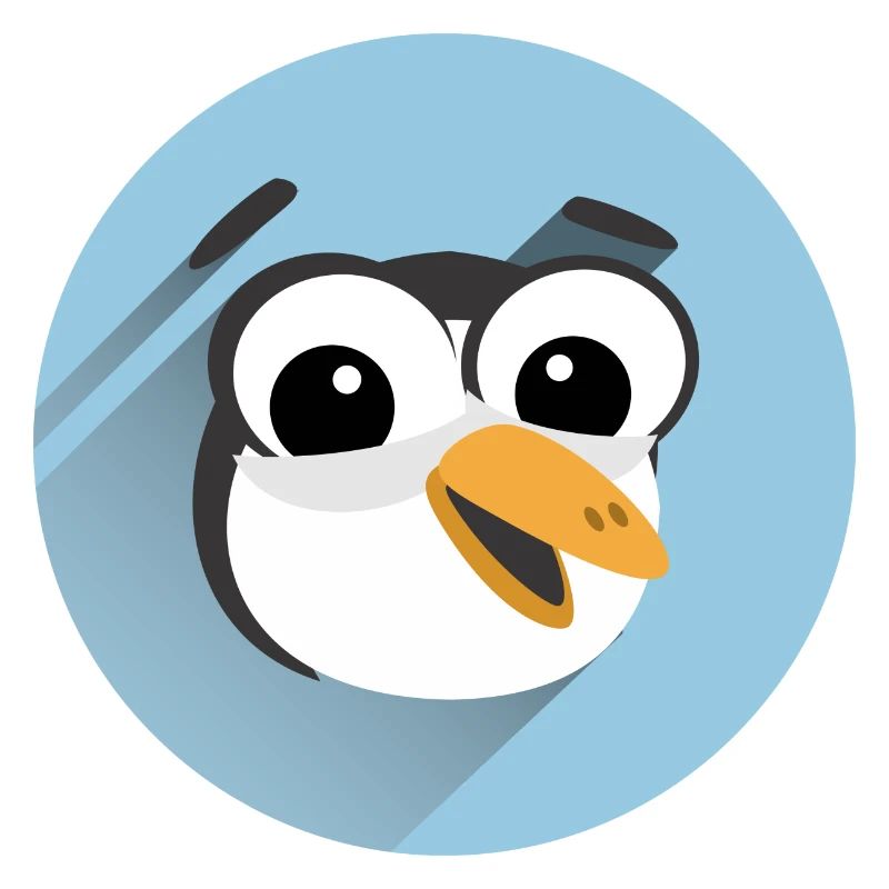 Drôle de visage de pingouin