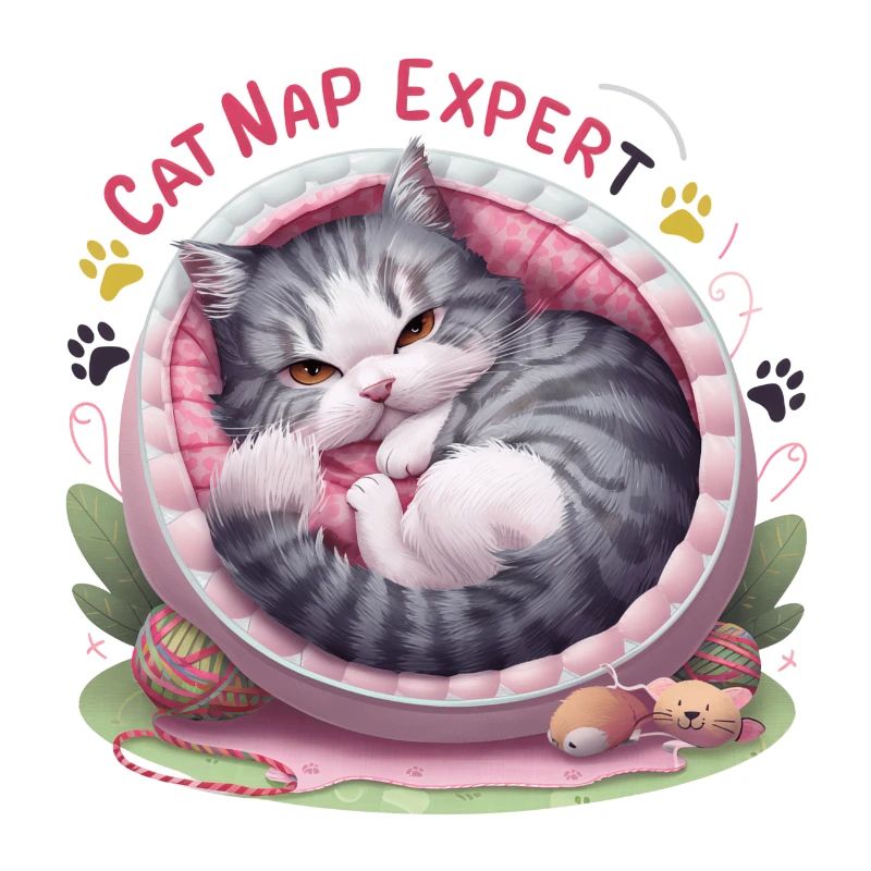 Cat Nap Expert - drôle de tenue de chat !