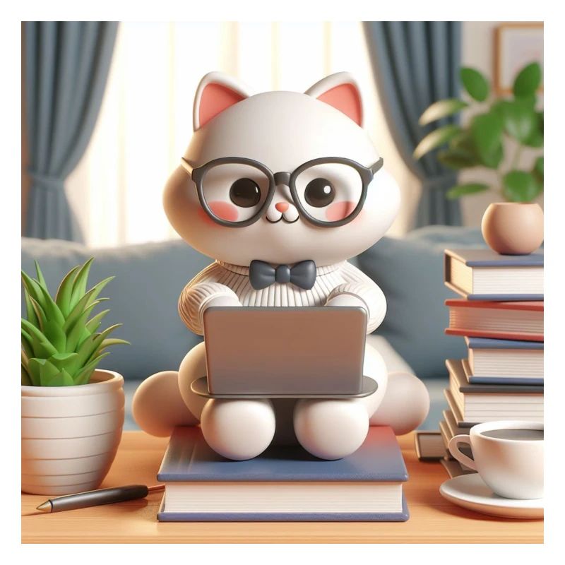 3D-Computer-Katze