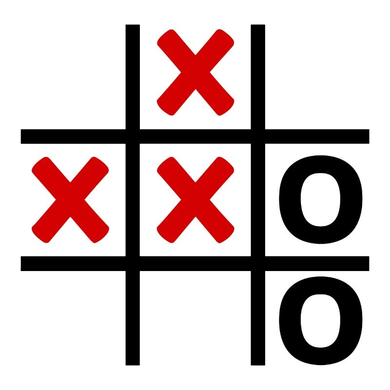 TIC TAC TOE Feld Retro