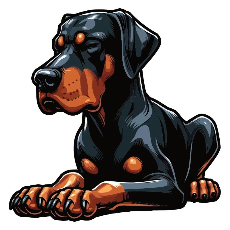 Doberman Doberman Propriétaire Doberman Lovers