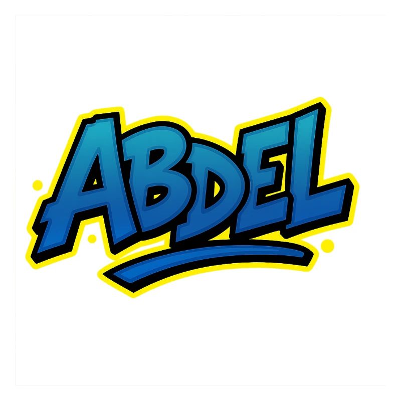 Graffiti Name Abdel ideal printable gift