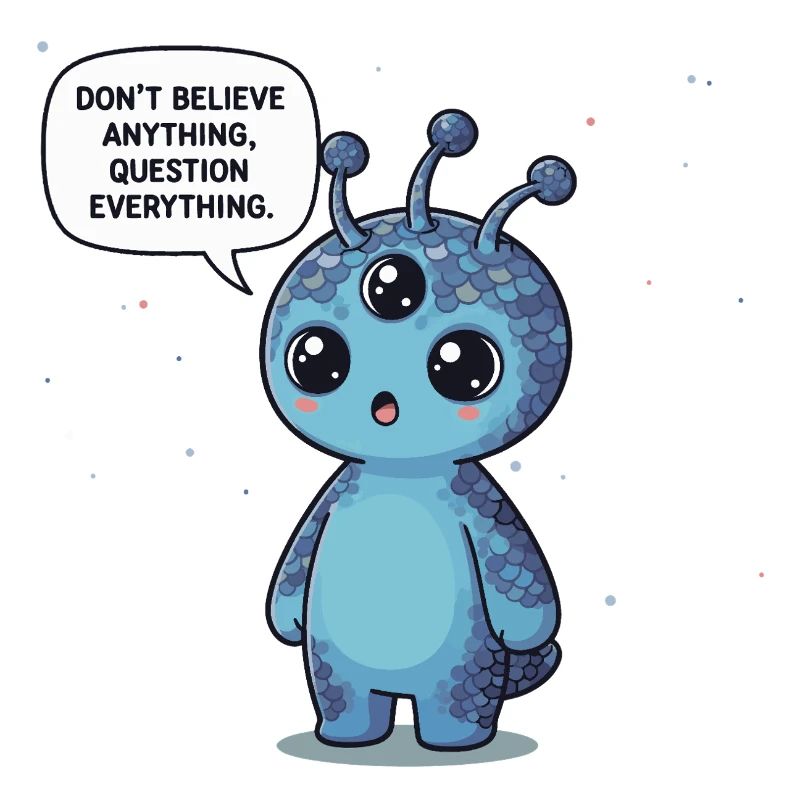 Cute Alien: Statement - Question everything
