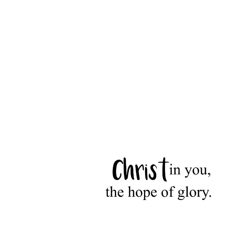 Christliche Kleidung & Christus in dir