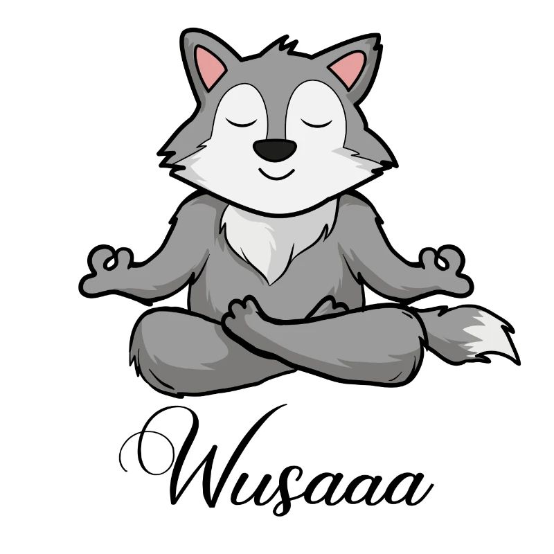 Wolf Auszeit Durchatmen Wusaaa