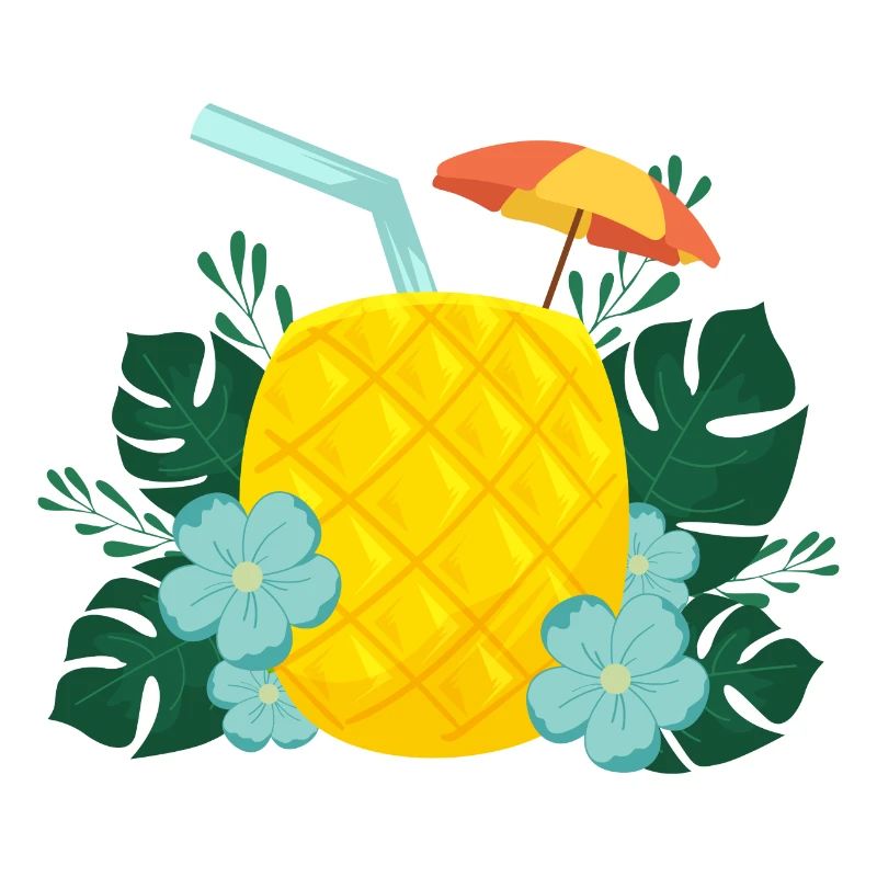 Pineapple drink / summer / sun