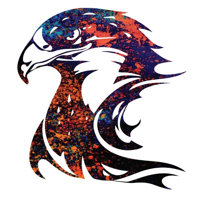 spotted eagle head