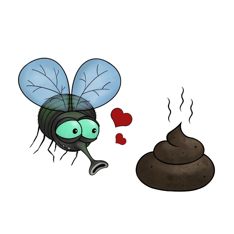 Amour de caca de mouche