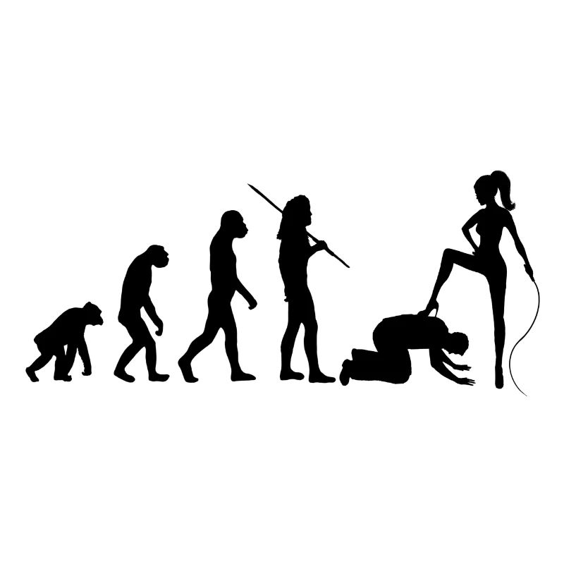 Evolution - dominatrix and slave