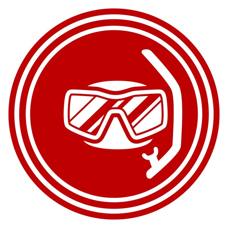 Diving goggles Silhouette