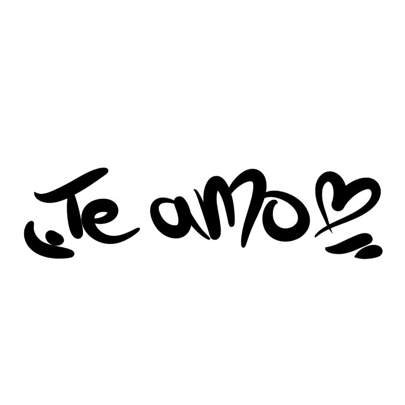 Te amo mit Herz Spanisch ich liebe dich