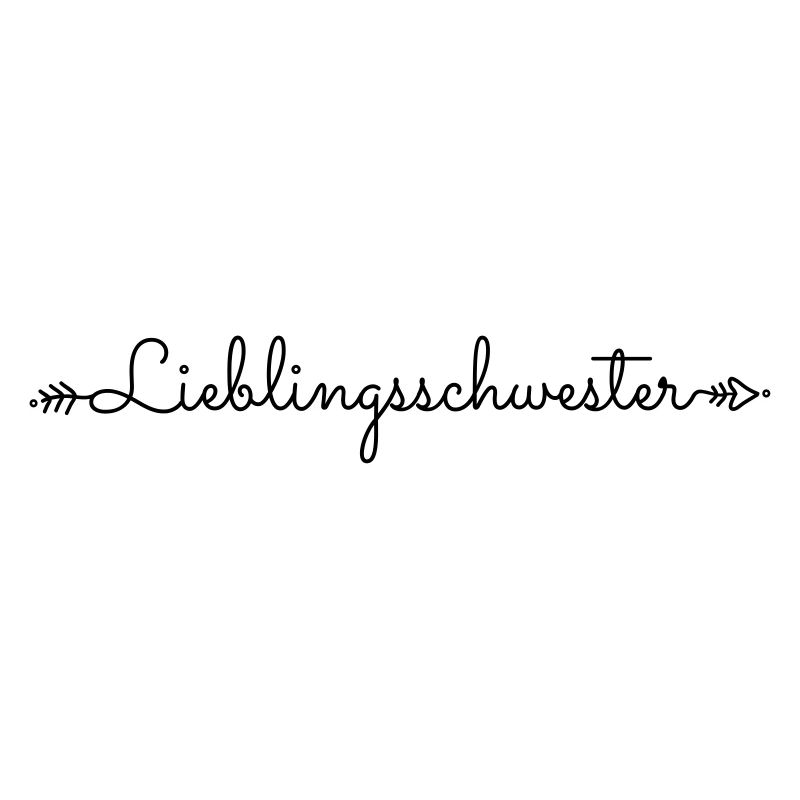 Lieblingsschwester Schwester Geschwister Geschenk