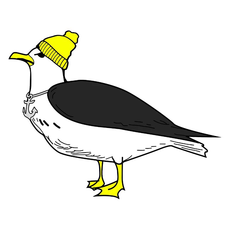 Coole Möwe