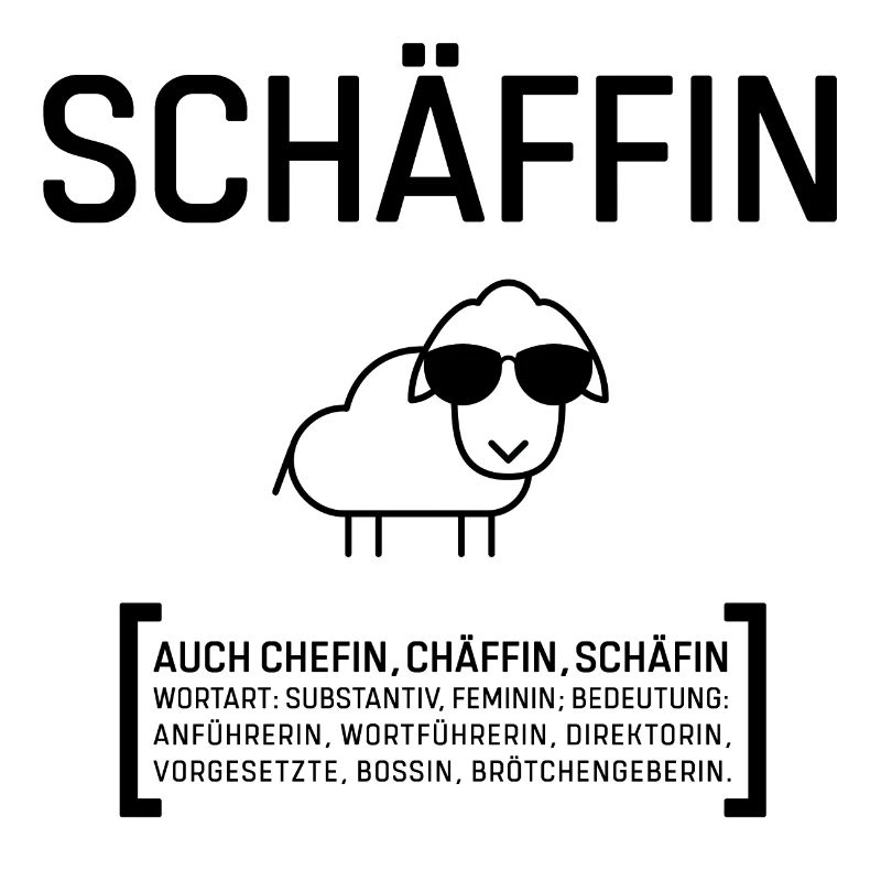SCHÄFFIN CHEFIN CHÄFFIN BOSSIN Geschenkidee