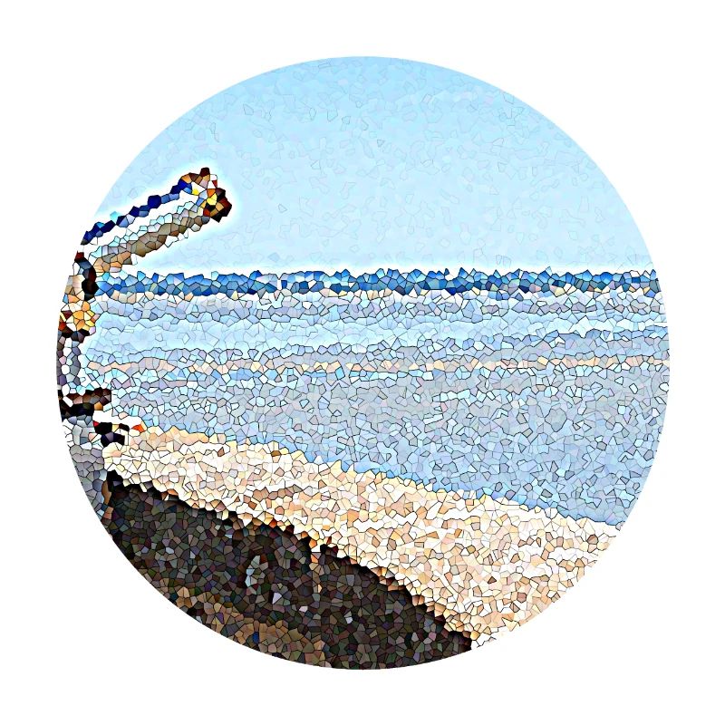 Distant ocean view
