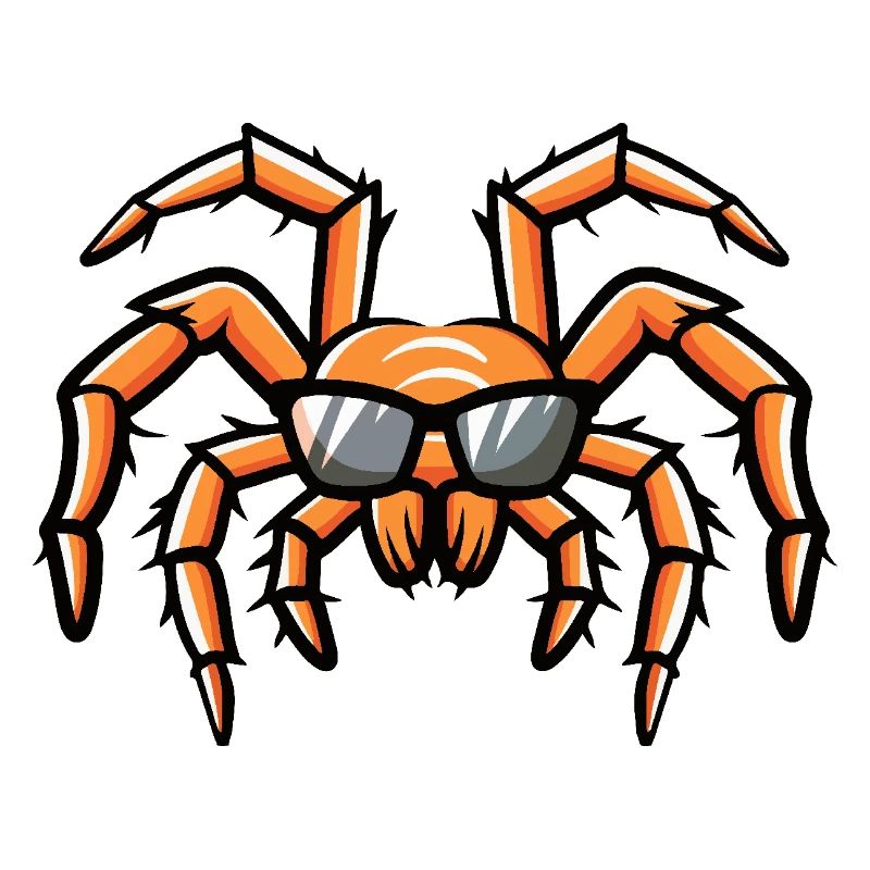 Araignée Tarentule Bande dessinée cool