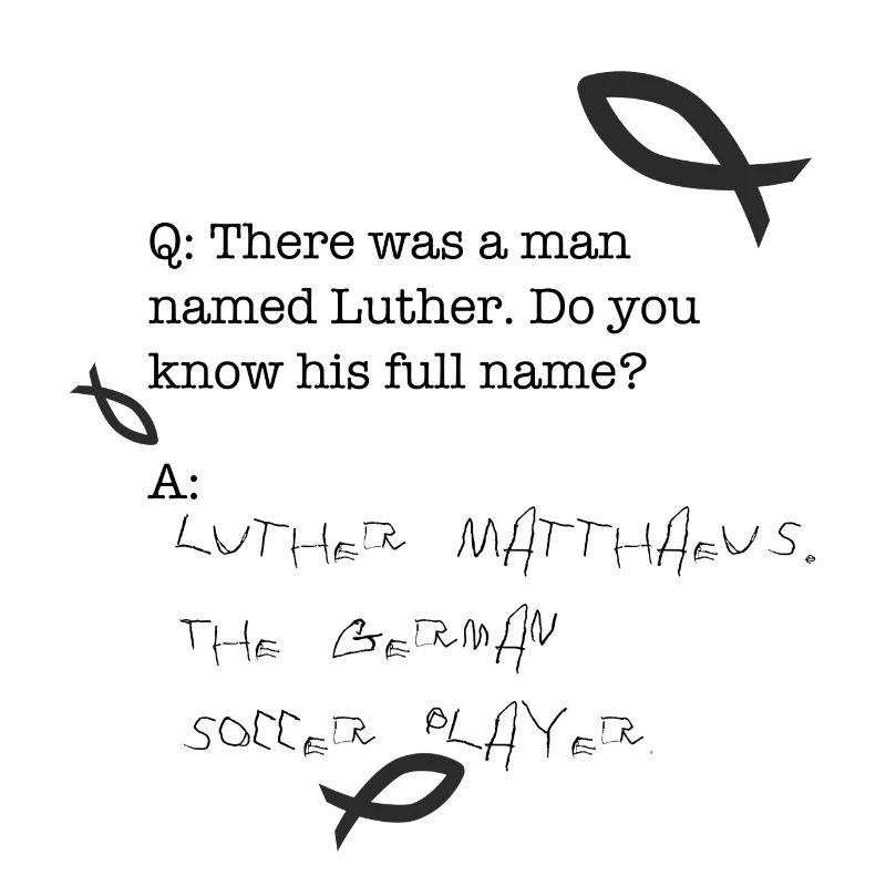 Martin Luther Matthew