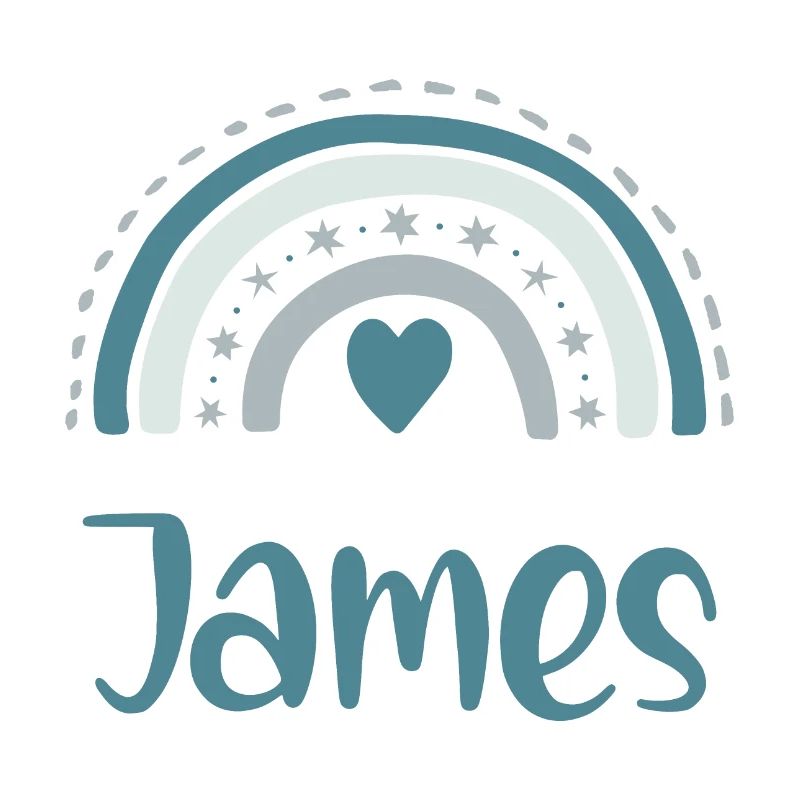 James Name Rainbow