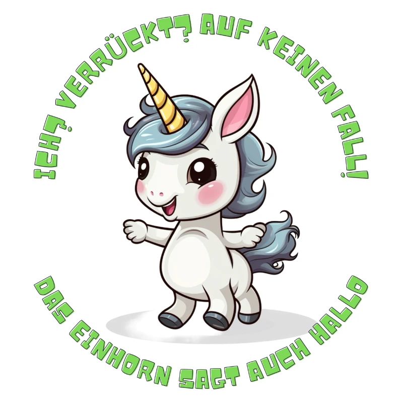 Mignon Licorne Dicton Imprimer