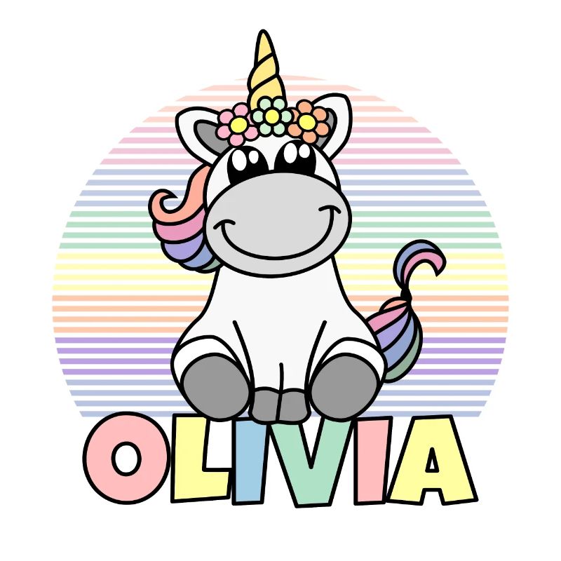 Nom de la licorne Olivia