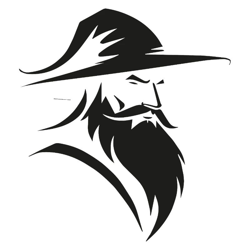 Wizard - Simple Fantasy Logo
