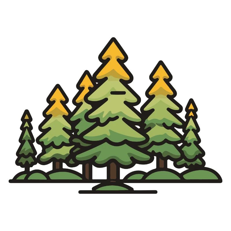 Forest, Trees, Nature