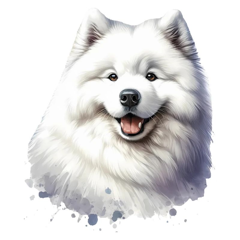 Chien Samoyède Cadeaux Mignon Samoyède Chien Graphique